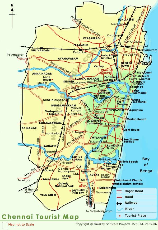 chennai city map pdf